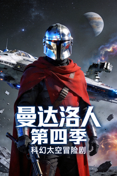 美剧《曼达洛人 第四季》海报 - 科幻太空冒险剧